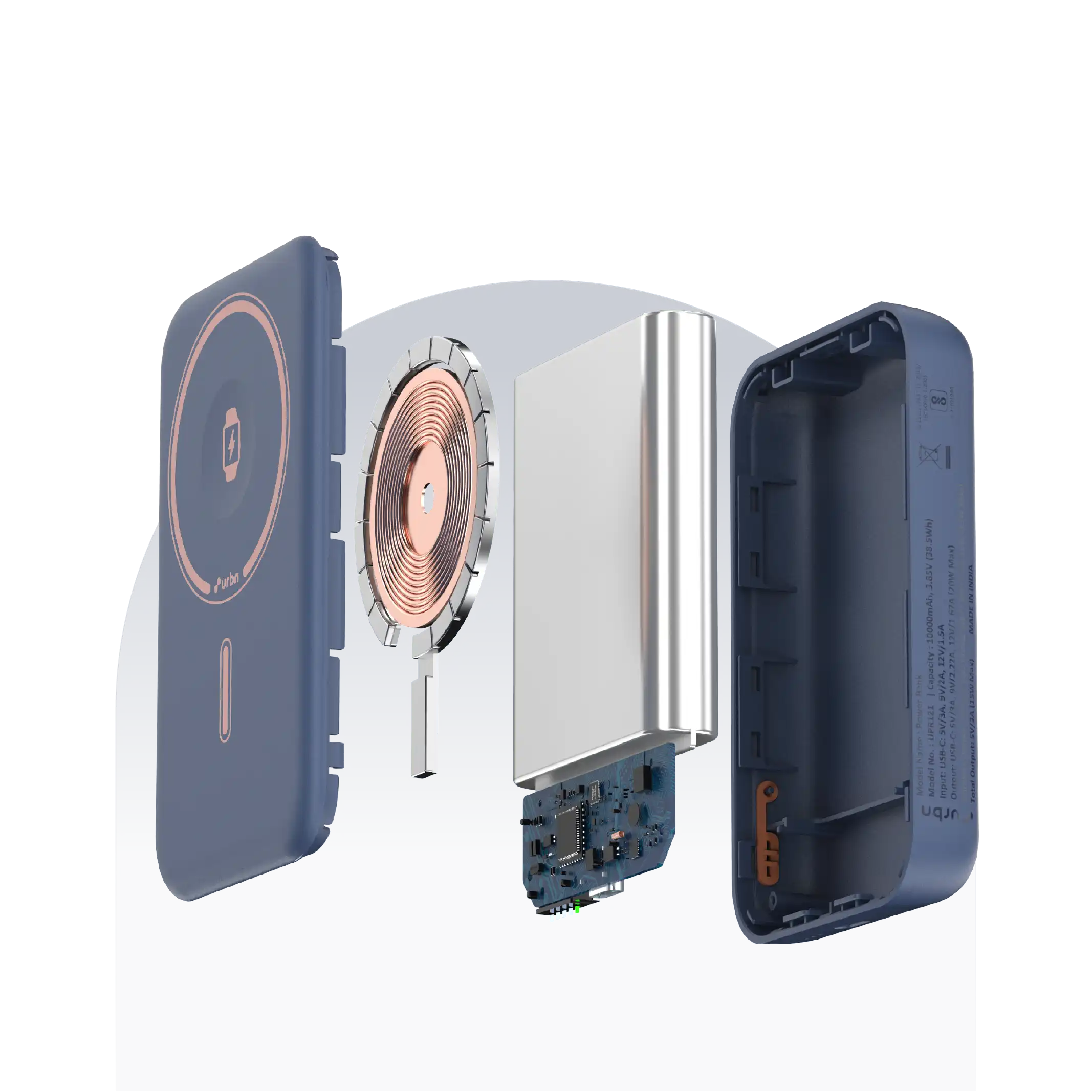 10000mAh Curve MagTag Power Bank